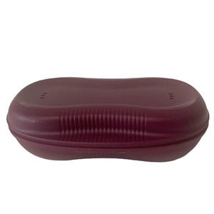 Tupperware Microwave Breakfast Maker Cooker Plum Purple 430ml Preowned